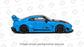 Nissan GTR35 LBWK Silhouette Miami Blue 2019 - Solido - 1/43