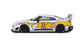 Nissan GTR35 LBWK Silhouette Blanc/Jaune 2019 - Solido - 1/43