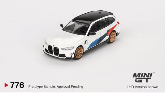 BMW M3 TOURING (G81) M PERFORMANCE ALPINE WHITE 2023 - Mini GT - 1/64