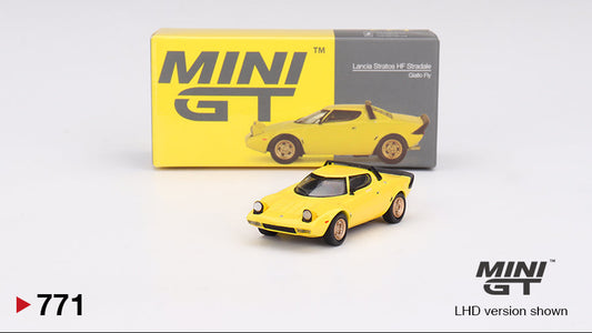 Lancia Stratos HF Stradale Giallo Fly - MiniGT - 1/64