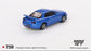 NISSAN SKYLINE GT-R (R34) V-SPEC BAYSIDE BLUE 1999 - Mini GT - 1/64
