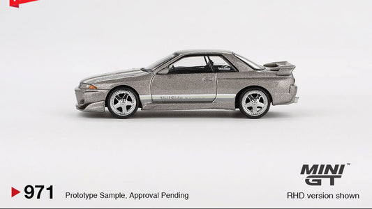 Nissan Skyline GT-R (R32) Veilside Combat CI Veilside Combat Gris - MiniGT - 1/64