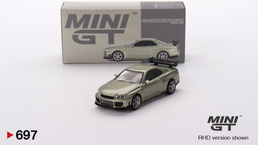 Nissan Skyline GT-R (R34) Tommykaira Rz Millenium Jade - Mini GT - 1/64