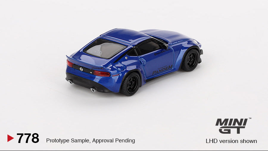 Nissan Z Pandem Seiran Blue - MiniGT - 1/64