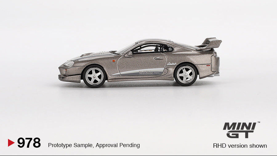 Toyota Supra VeilSide Combat V-II Gris Combat - MiniGT - 1/64