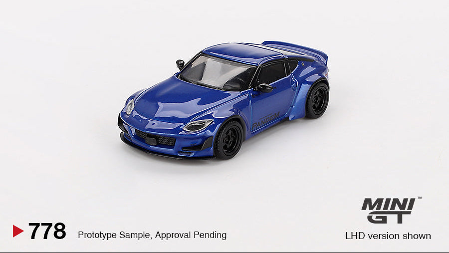 Nissan Z Pandem Seiran Blue - MiniGT - 1/64