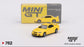 Nissan Skyline GT-R (R34) V-Spec Jaune Éclair - MiniGT - 1/64