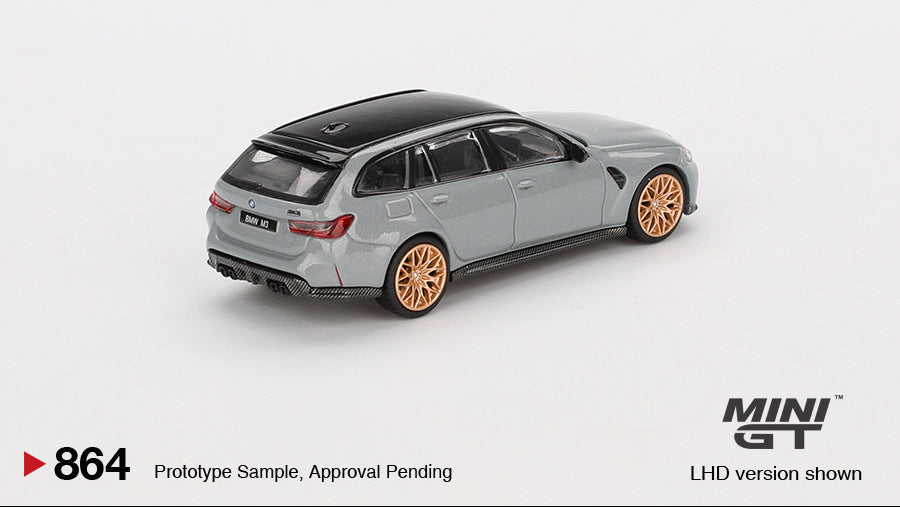 BMW M3 Compétition Touring Gris Brooklyn - MiniGT - 1/64