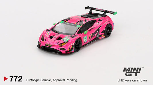 LAMBORGHINI HURACAN GT3 EVO2 PINK #83 IRON DAMES DAYTONA 24 HRS - Mini GT - 1/64