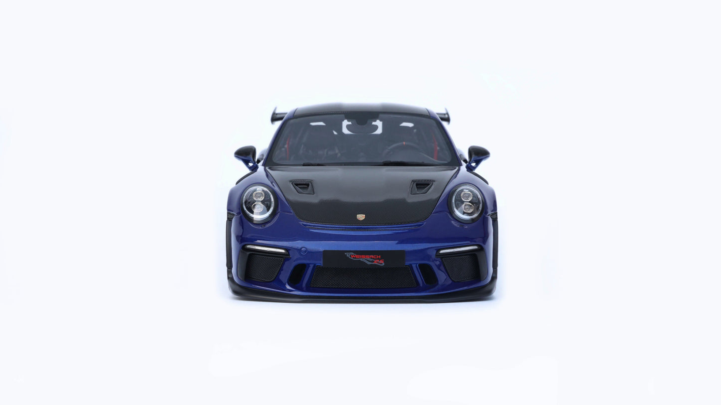 PORSCHE 911 [991.2] GT3 RS WP BLUE 2018 - GTSpirit - 1/18