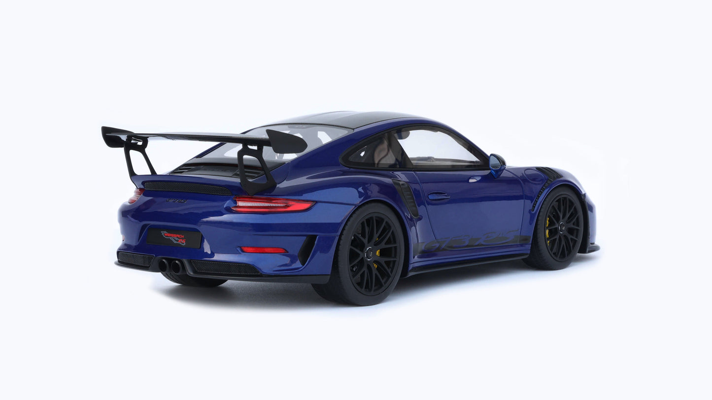 PORSCHE 911 [991.2] GT3 RS WP BLUE 2018 - GTSpirit - 1/18