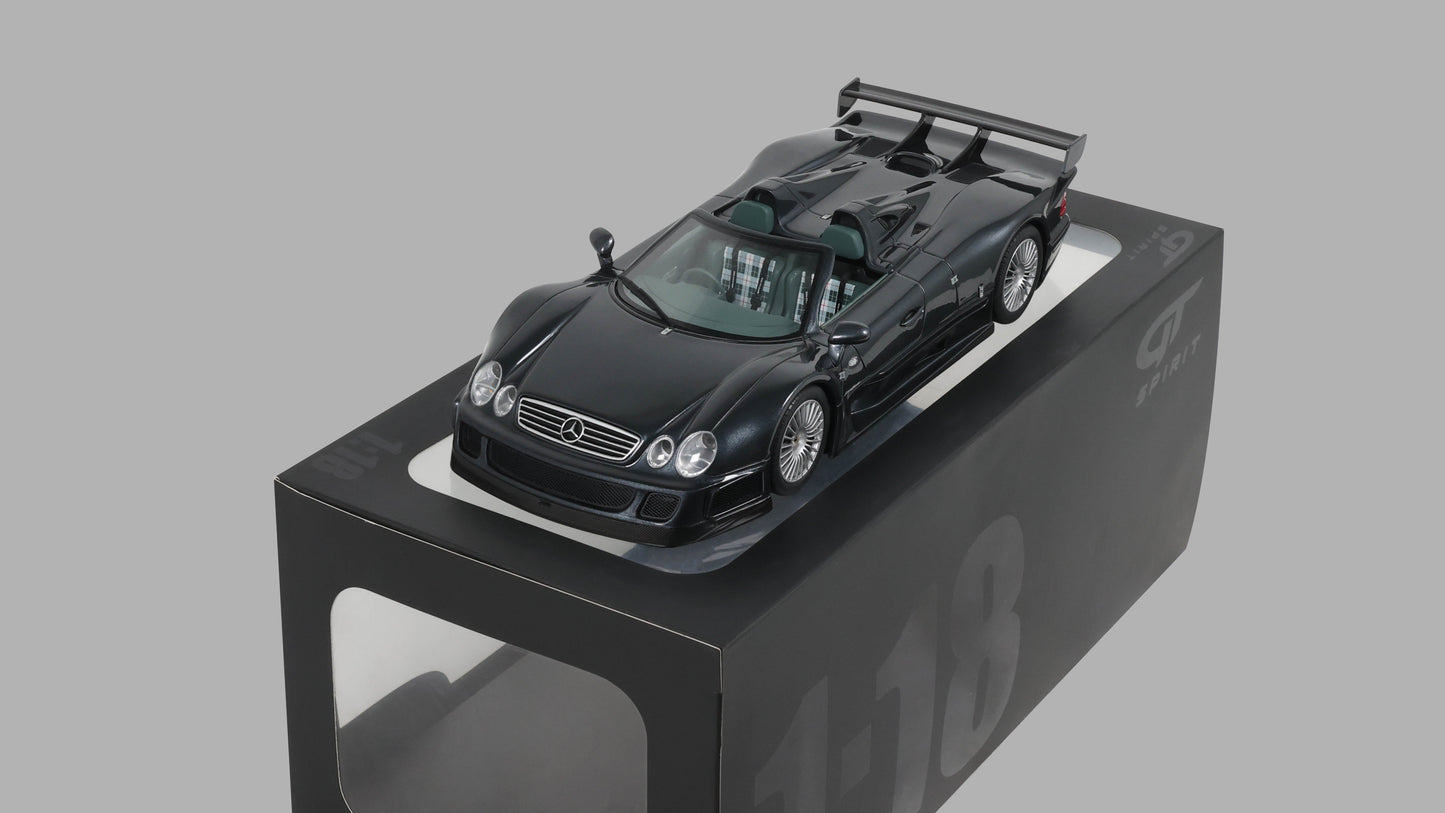 Mercedes benz CLK-GTR Roadster steel grey 1999 GT960 GTSpirit 1/18