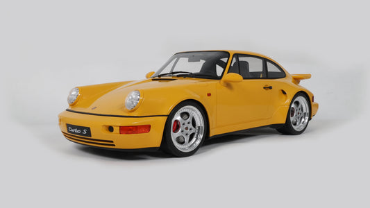 PRECOMMANDE - PORSCHE 911 [964] TURBO S YELLOW 1994 - GTSpirit - 1/8