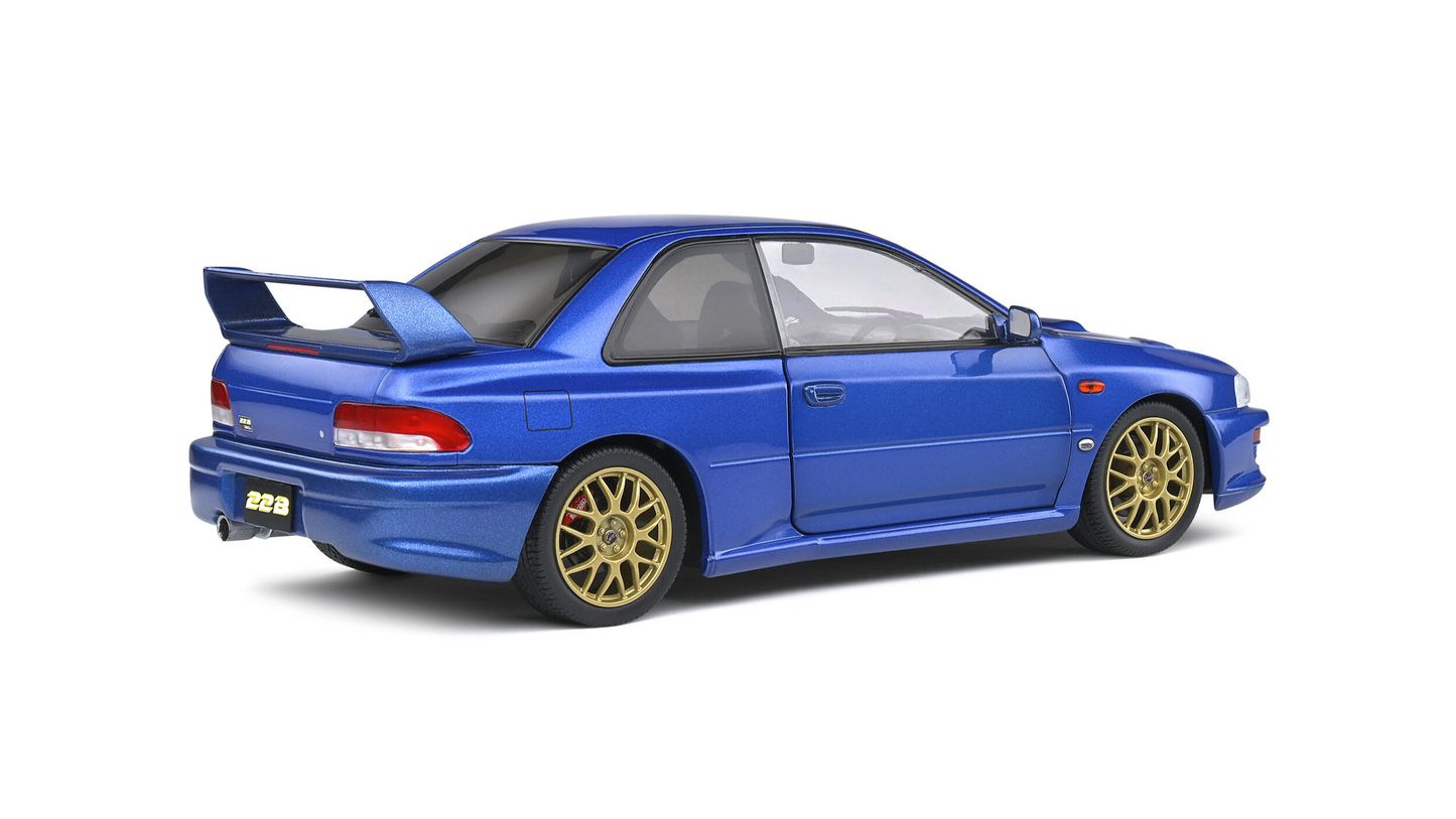 Subaru Impreza 22B Sonic Blue 1998 - Solido - 1/18