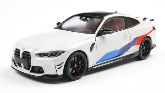 PRECOMMANDE - BMW M4 PERFORMANCE PARTS WHITE & M DECO 2025 - Solido - 1/18