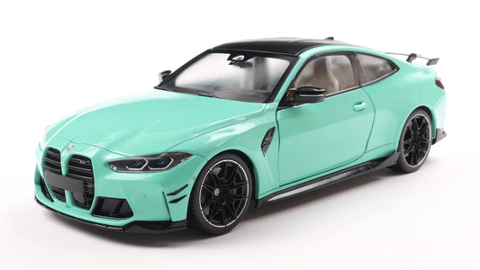 PRECOMMANDE - BMW M4 PERFORMANCE PARTS SOLIDO WORKS TURQUOISE 2025 - Solido - 1/18