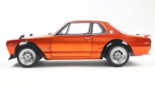 PRECOMMANDE - NISSAN SKYLINE (C10) HAKOSUKA SOLIDO WORKS ORANGE METALLIC 1970 - Solido - 1/18