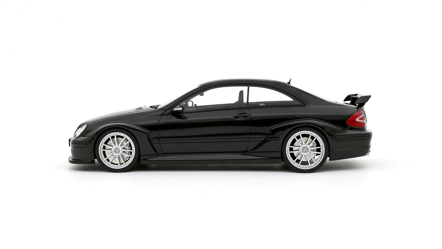 MERCEDES-BENZ C209 CLK DTM AMG COUPE OBSIDIAN BLACK METALLIC 200 - Ottomobile - 1/18