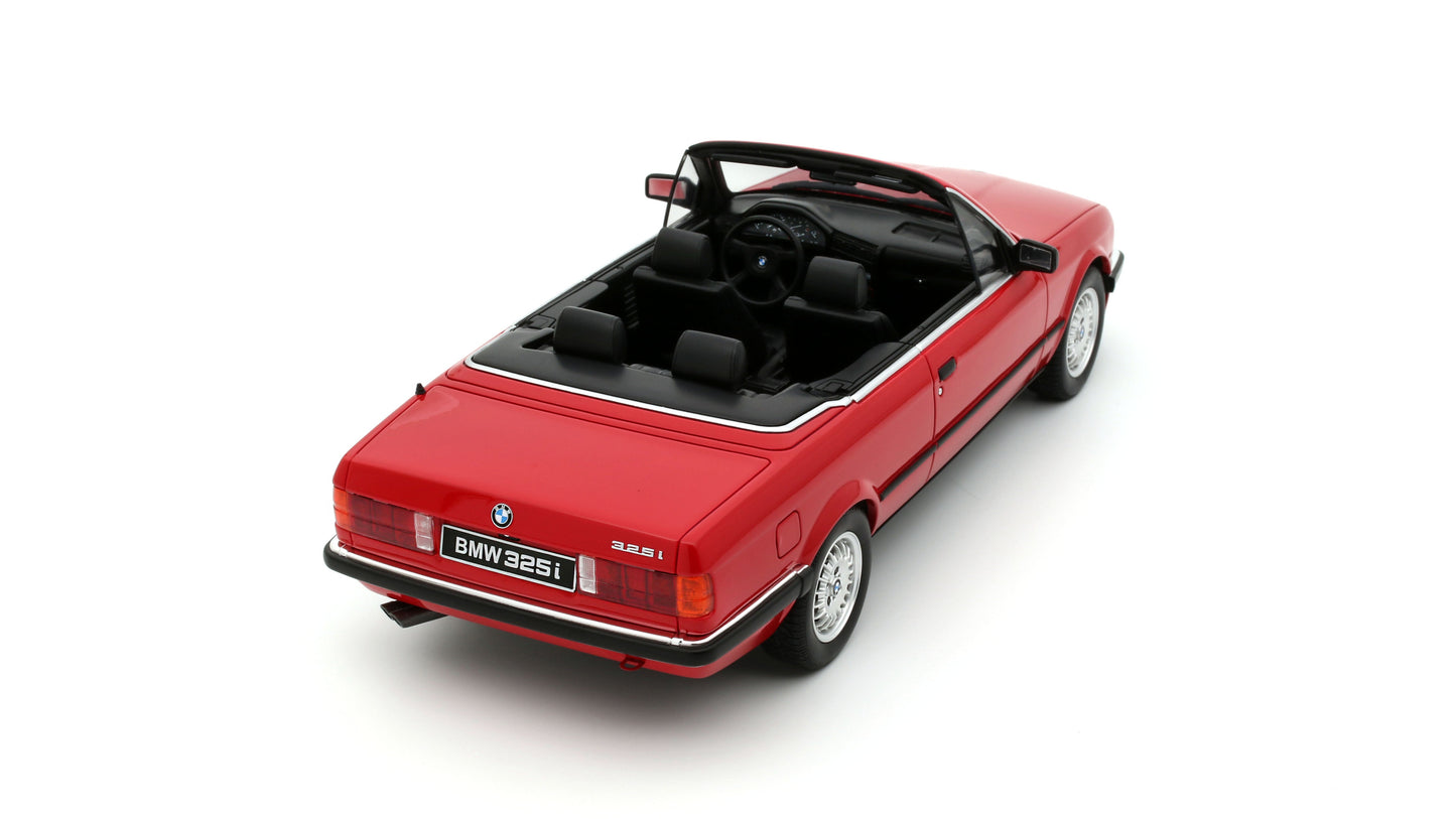 BMW 325I CONVERTIBLE BRIGHT RED 308 1986 - Ottomobile - 1/18