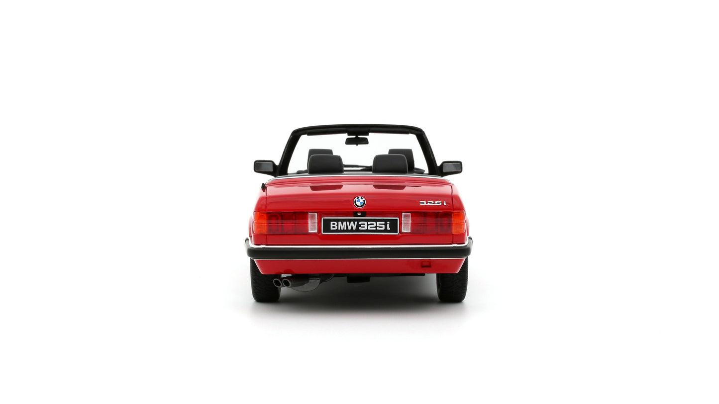 BMW 325I CONVERTIBLE BRIGHT RED 308 1986 - Ottomobile - 1/18