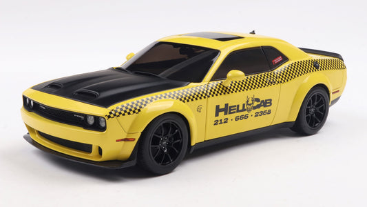 PRECOMMANDE - DODGE CHALLENGER SRT HELLCAT REDEYE WIDEBODY NYC HELLCAB 2023 - Solido - 1/18