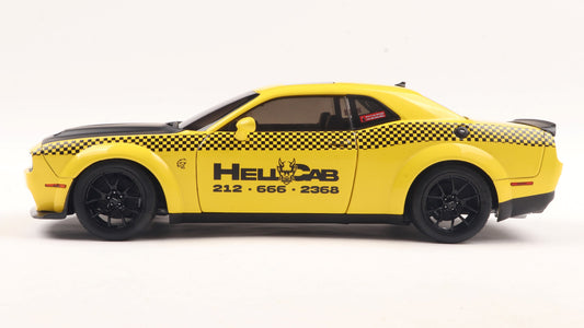PRECOMMANDE - DODGE CHALLENGER SRT HELLCAT REDEYE WIDEBODY NYC HELLCAB 2023 - Solido - 1/18