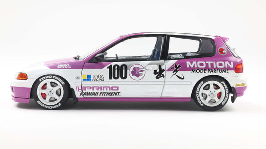 PRECOMMANDE - HONDA CIVIC (EG6) KAIDO RACER WHITE 1991 - Solido - 1/18