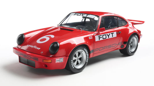 PRECOMMANDE - PORSCHE 911 IROC RED #6 FOYT IROC DAYTONA 1974 - Solido - 1/18
