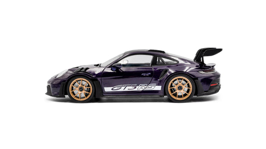 PRECOMMANDE - PORSCHE 911 GT3RS WEISSACH PACKAGE VIOLA PURPLE METALLIC 2024 - Solido - 1/18