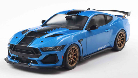 Ford shelby mustang super snake Grabber blue - Solido - 1/18