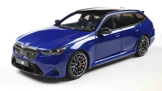 PRECOMMANDE - BMW M5 TOURING MARINA BAY BLUE METALLIC 2024 - Solido - 1/18