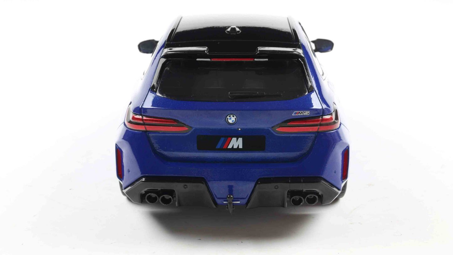 PRECOMMANDE - BMW M5 TOURING MARINA BAY BLUE METALLIC 2024 - Solido - 1/18