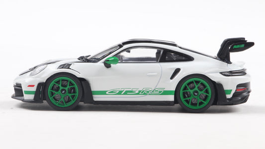 PRECOMMANDE - PORSCHE 911 (992) GT3 RS TRIBUTE TO CARRERA RS PACKAGE WHITE W/GREEN 2023 - Solido - 1/43
