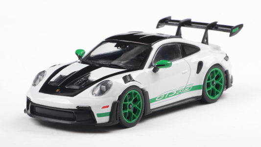 PRECOMMANDE - PORSCHE 911 (992) GT3 RS TRIBUTE TO CARRERA RS PACKAGE WHITE W/GREEN 2023 - Solido - 1/43