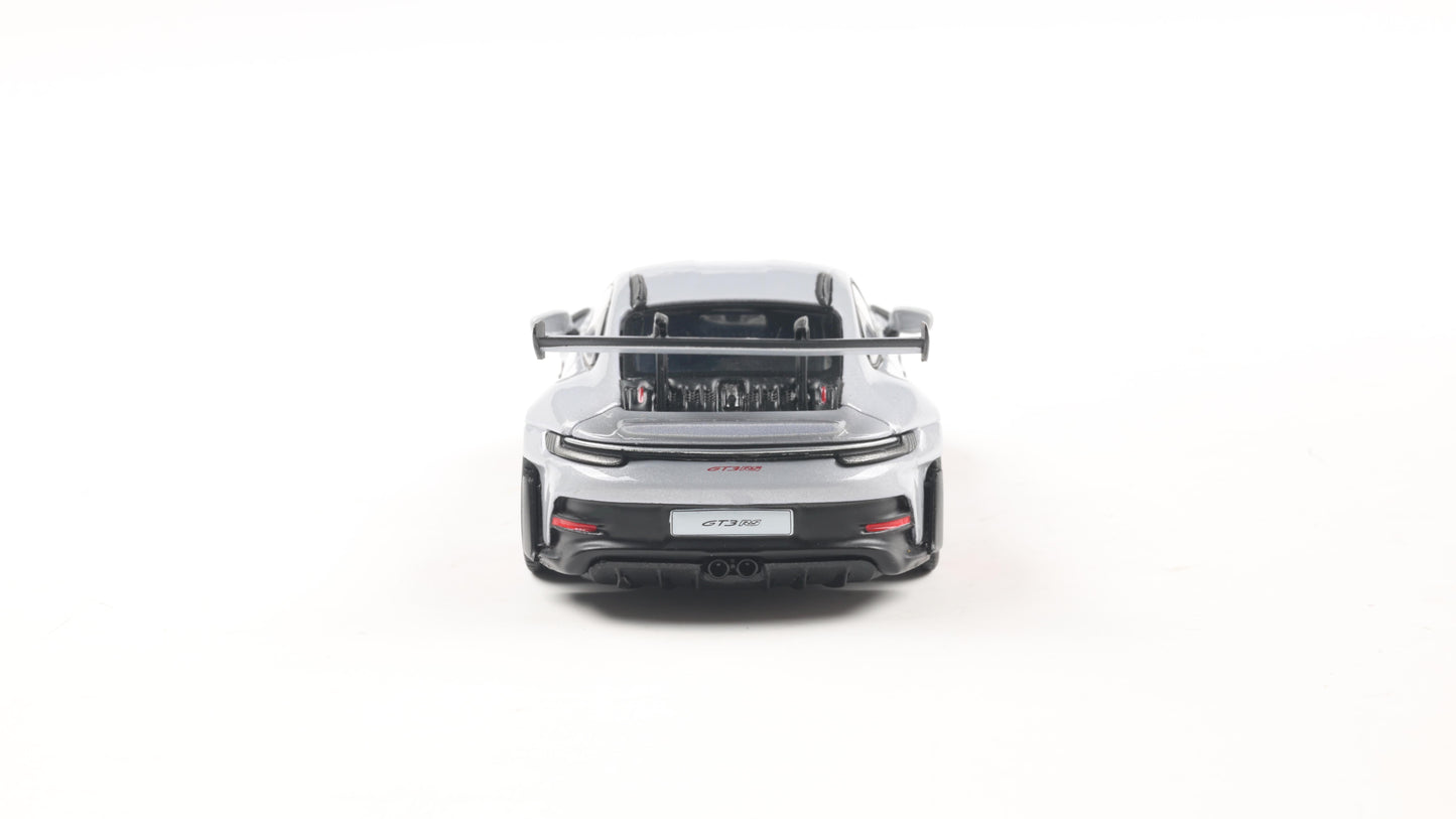 PRECOMMANDE - PORSCHE 911 (992) GT3 RS ICE GREY METALLIC W/PYRO RED 2023 - Solido - 1/43