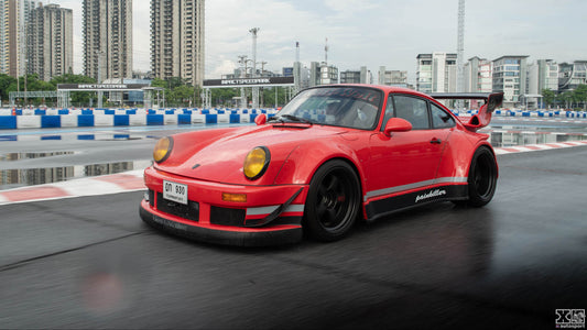 PRECOMMANDE - RWB BODYKIT PAINKILLER INDIAN RED 2008 - Solido - 1/43