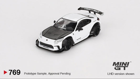 TOYOTA GR86 LB NATION WHITE 2023 - Mini GT - 1/64