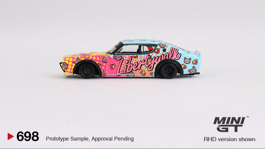 Nissan Skyline Kenmeri Liberty Walk LBWK KUMA - Mini GT - 1/64