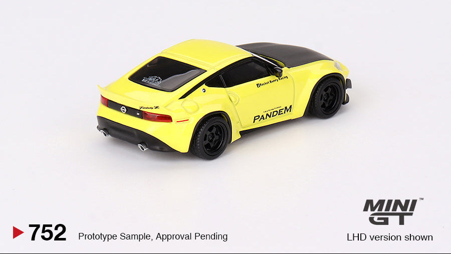 Nissan Z Pandem Ikazuchi Jaune - MiniGT - 1/64