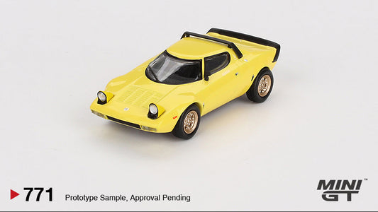 Lancia Stratos HF Stradale Giallo Fly - MiniGT - 1/64