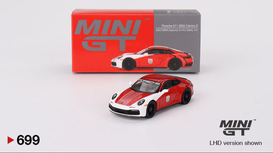 Porsche 911 (992) Carrera S Safety Car 2023 IMSA 24 Heures de Daytona - Mini GT - 1/64
