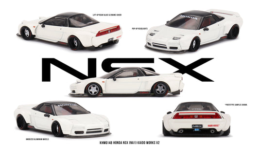 HONDA NSX (NA1) KAIDO WORKS V2 WHITE 1990 - Mini GT/Kaido House - 1/64