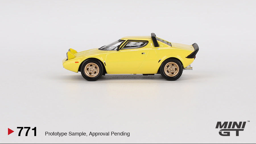 Lancia Stratos HF Stradale Giallo Fly - MiniGT - 1/64