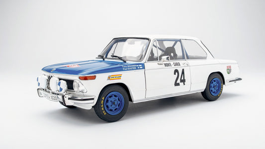 BMW 2002 Tii Rallye Monte-Carlo 1969 #24 T.MAKINEN/P.EASTER - Solido - 1/18