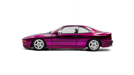BMW 850 (E31) CSI Daytona violet 1991 - Solido - 1/18