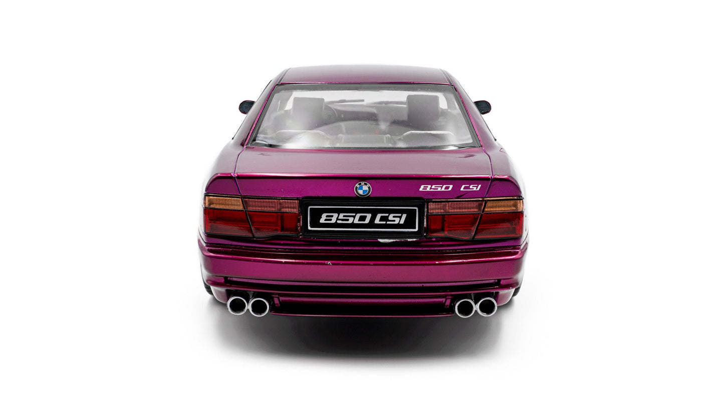 BMW 850 (E31) CSI Daytona violet 1991 - Solido - 1/18