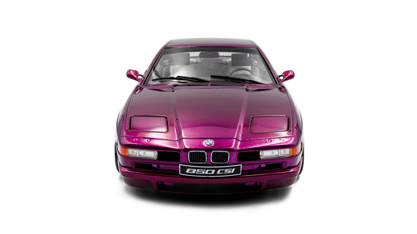 BMW 850 (E31) CSI Daytona violet 1991 - Solido - 1/18