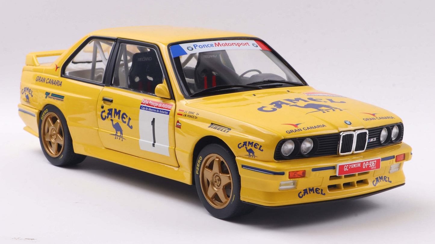 BMW E30 M3 Gr.A Rally Principe Asturias 1992 #1 J.M.Ponce / J.C.Deniz - Solido - 1/18