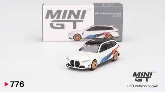 BMW M3 TOURING (G81) M PERFORMANCE ALPINE WHITE 2023 - Mini GT - 1/64