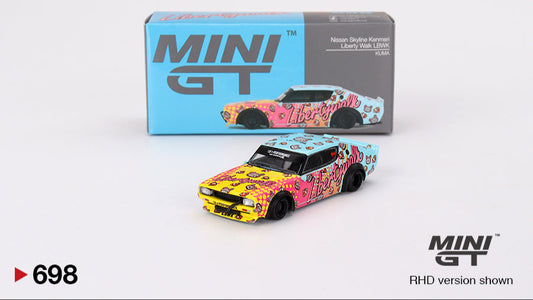 Nissan Skyline Kenmeri Liberty Walk LBWK KUMA - Mini GT - 1/64